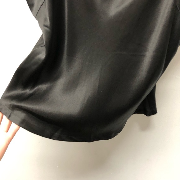 Vintage Victoria's Secret Black Silk Tank Top Gold Label Size S - Picture 4 of 7